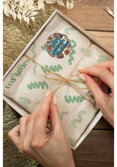 Çiçekli Güzel Günlerde Kullanın Sticker 3x3cm St2168 Çok Renkli
