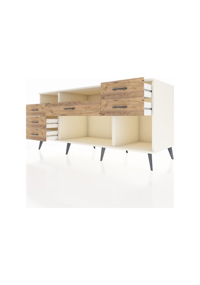 Kronos Konsol 2 Raflı 6 Çekmeceli 176x59x83 Aytaşı-aytaşı/çam Aytaşı/çam Kronos Konsol 2 Raflı 6 Çekmeceli 176x59x83 Aytaşı-aytaşı/çam Aytaşı/çam