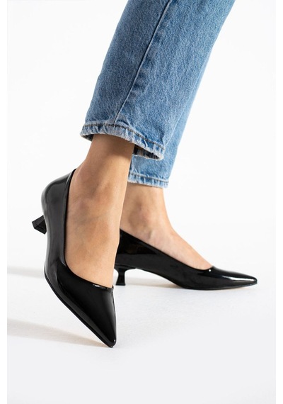 Lady Rugan Kadın Stiletto Topuklu Ayakkabı Siyah