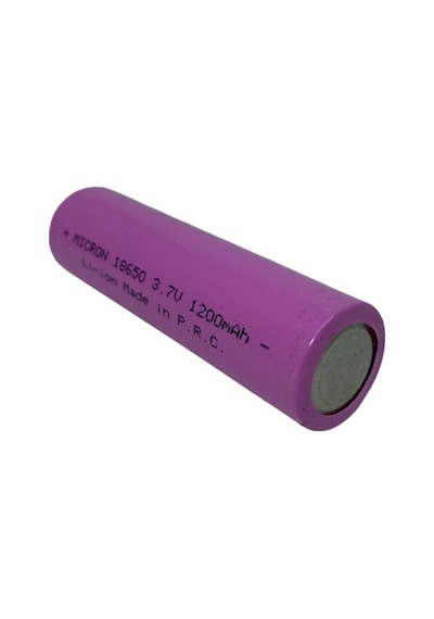 10 Adet 18650 Lityum Pil Batarya 1200 Mah Amper 3.7 V