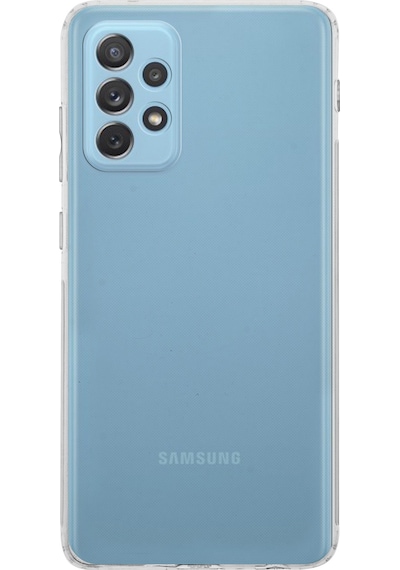 Samsung Galaxy Uyumlu A72 Kılıf Kamera Korumalı Tıpalı Şeffaf Silikon Kapak