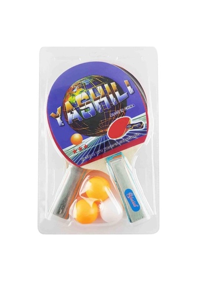 Kaliteli Çocuk Ve Yetişkin Masa Tenisi Seti 2 Raket 3 Top Pinpon Pingpong