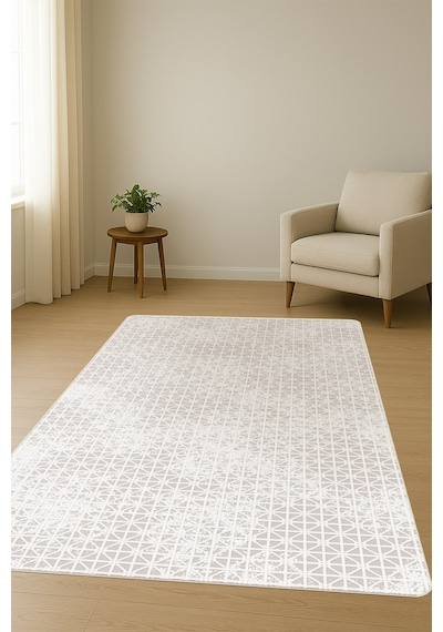 Modern Desenli Dijital Baskı Kaymaz Taban Halı H0241 Renkli