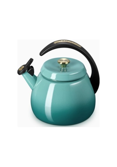 Le Creuset Su Isıtıcısı Çanı 2,1 L, Emaye Karbon Çelik, Şık Ve Dayanıklı Su Isıtıcılar Turkuaz 9