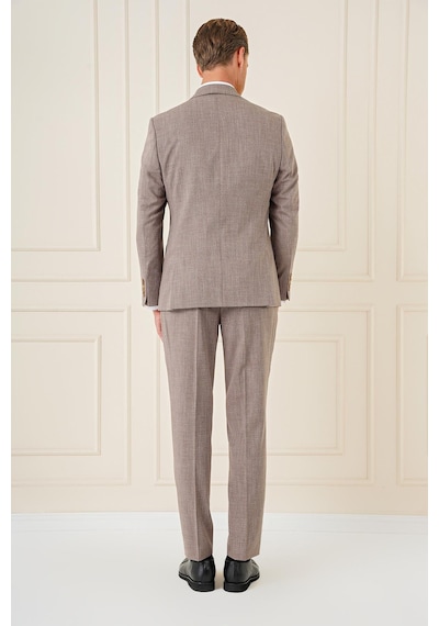 Efor Tk 902 Slim Fit Vizon Klasik Takım Elbise Vizon