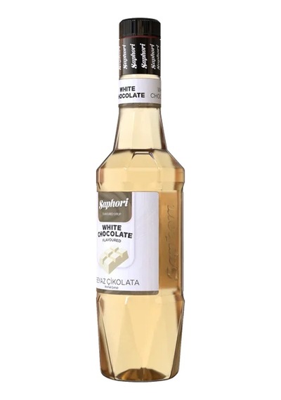Saphori Beyaz Çikolata Aromalı Kokteyl Şurubu Beyaz Çikolata Şurubu 700 Ml