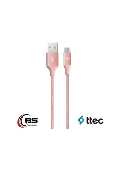 Ttec Micro Usb Şarj Kablosu Hızlı Şarz Destekli 1.2 Metre
