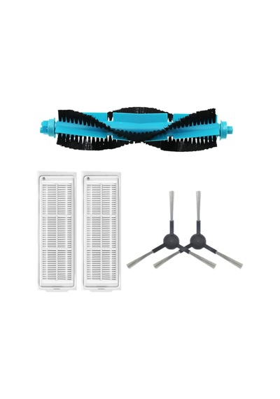 Viomi V2 Pro Uyumlu Yedek Mopsuz Fırça Hepa Filtre Seti-5 Parça