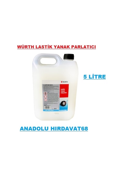 Würth 5 Litre Lastik Yanak Parlatıcı Parlatıcı