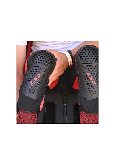 Ls2 Rookie Korumalı Motosiklet Dizliği - Beden Xl/2xl Siyah