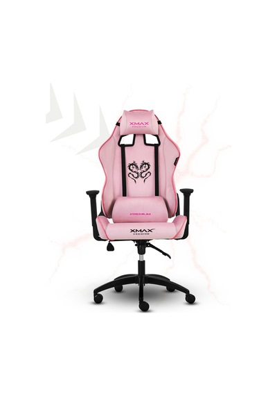 Rio Balerion Terletmez Kadife Kumaş Pembe Gaming Oyuncu Koltuğu -8 Pembe