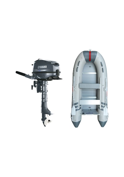 Marinport 3.70 Ahşap Taban Şişme Bot + Yamaha 6 Hp Deniz Motoru