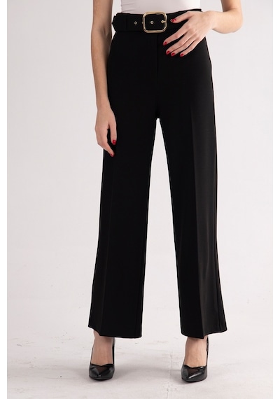 Belamore Siyah Bol Paça Pantolon 3974959.01