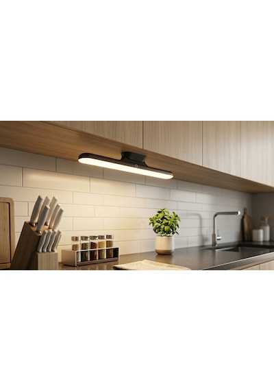 Cata Ct 5249 Siyah Kasa 3w Şarjlı Led Aplik Dokunmatik 3 Renk Modu