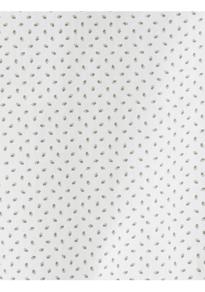 Koton Slim Fit Gömlek Yarım İtalyan Yaka Düğmeli Pamuklu Bej Desenli 4sam60082hw Ekru Desenli