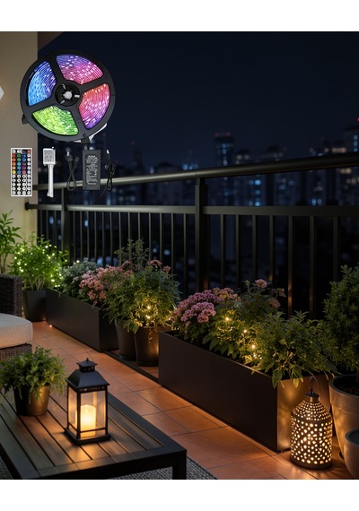 Led Şerit Rgb 5 Metre Uzaktan Kumandalı 3 Şeritli Model Uczzz5metre3şeritliled-4