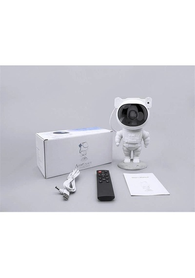 Çocuklara Özel Projeksiyon Astronot Lamba Speaker Sevimli Diğer 03092874