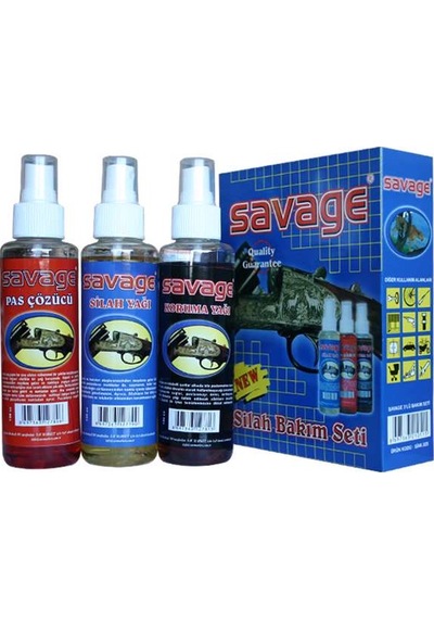 Savage Üçlü Silah Bakım Yağı Seti (535232356)