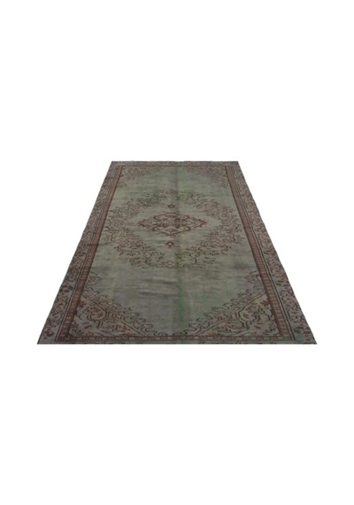 El Dokuması Vintage Yün-pamuk Naturel Halı 19911 143 X 248 Cm Çok Renkli