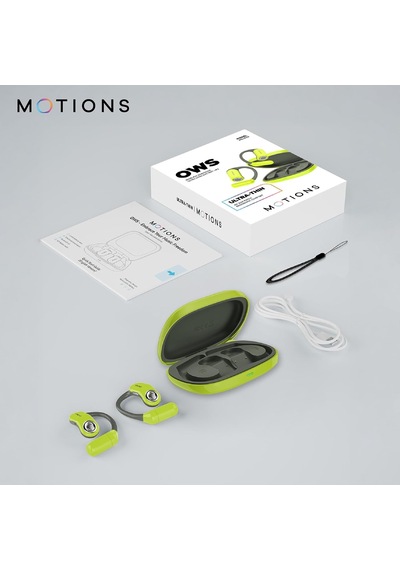 Ms-e52 Ows, Açık Kulak Tasarımlı Kablosuz Spor Kulaklık, Bluetooth 5.3, 30 Saat Pil Ömrü, Ultra İnce, Hafif, Ergonomik Tasarım, Çift Cihaz Desteği, Wireless, Yeşil