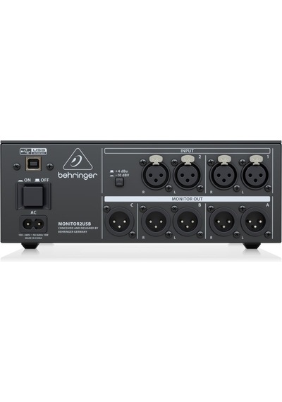 Behrınger Monıtor2 Usb Vca Kontrolü Ve Usb Ses Arayüzü İle Üst Dü