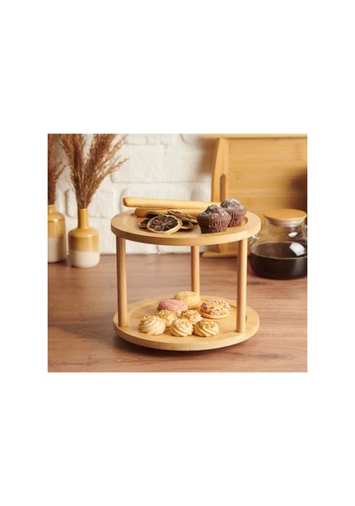 Bambu Dönen Baharatlık Standı Bambu Dönen Çok Amaçlı Sunum Standı 604988419 Diğer