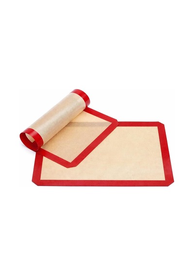 30x40 Cm Silikon Pişirme Ve Hamur Açma Matı Fırınlanabilir, Yıkanabilir, Tekrar Kullanılabilir, Yapışmaz