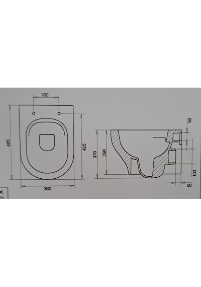 Orion Rimout Rimless Kanalsız Asma Klozet Giz.mon. Turavit Diğer
