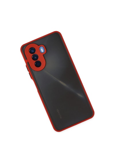 Gld-spt- Newface Huawei Nova Y70 Kılıf Montreal Silikon Kapak - Kırmızı