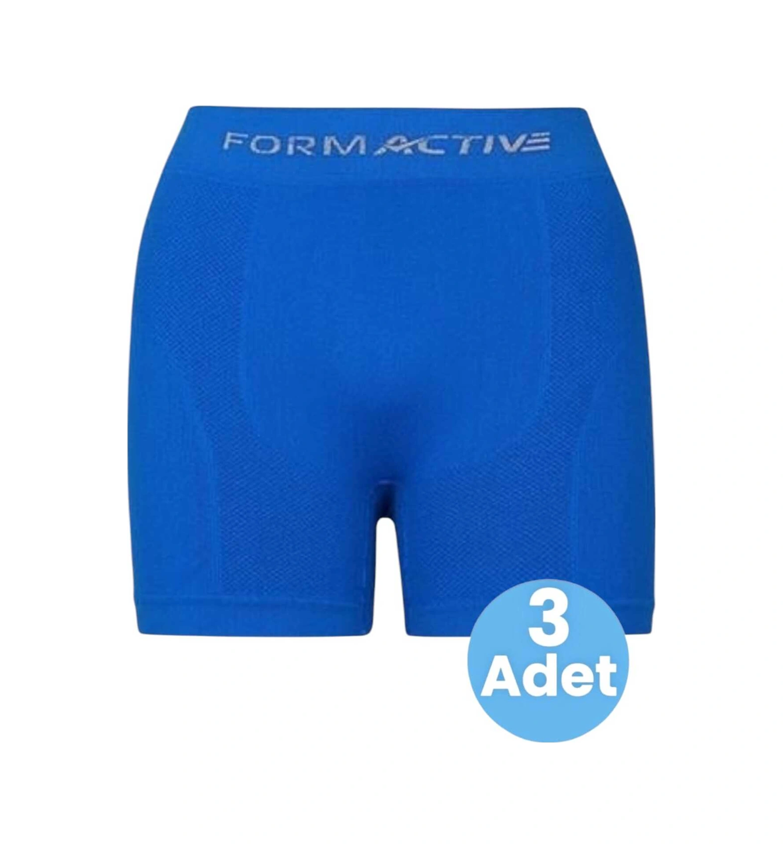 Tezzgelsin Erkek Dikişsiz/seamless Nefes Alabilen Boxer 3 Adet Saks Mavi