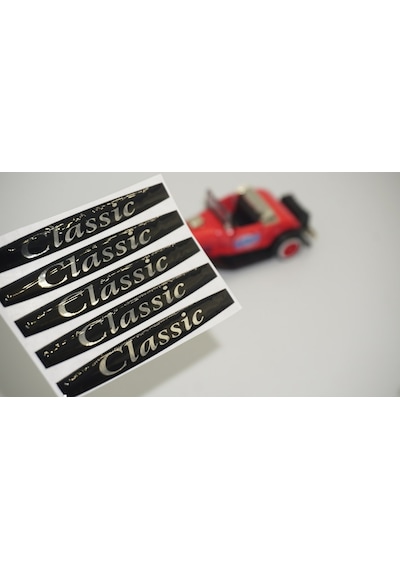 Mercedes Benz Classic Logo Metalize Kapı Kolu 5 Li Damla Desen St