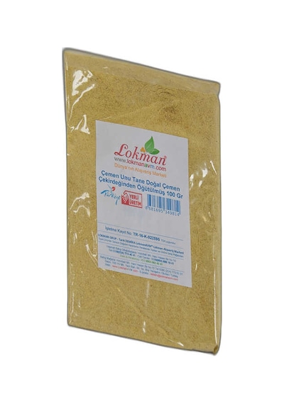 Çemen Unu Tane Doğal Çemen Çekirdeğinden Öğütülmüş 100 Gr Paket