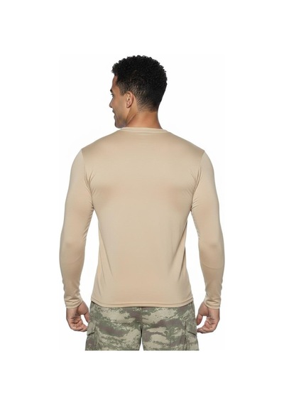 Astrid T Özel Üretim İçlik Seçeneği Hava Alan Ter Tutmayan Single Sword Uzun Kol Microfiber T-shirt - Tişört Diğer