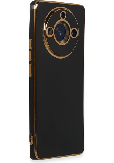 Newface - 197 - Realme 11 Pro Kılıf Volet Silikon - Csmo-tex - - Siyah