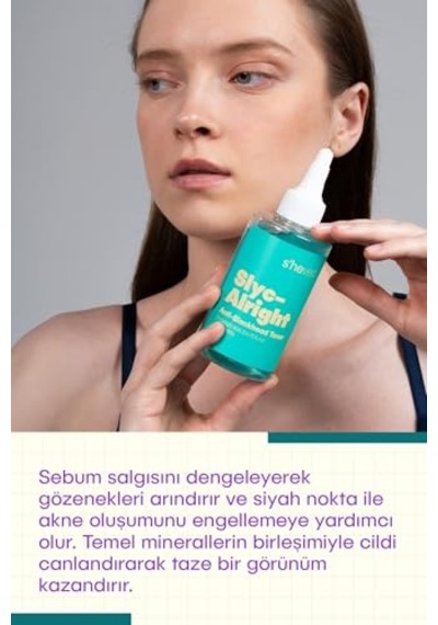 She Vec Slyc-alrıght-salisilik Asit Sivilce Ve Siyah Nokta Karşıtı Arındırıcı & Canlandırıcı Bha Tonik 200ml