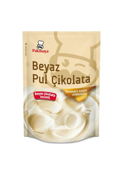 Pakmaya Beyaz Pul Çikolata 100 G - 8 Adet Tarı