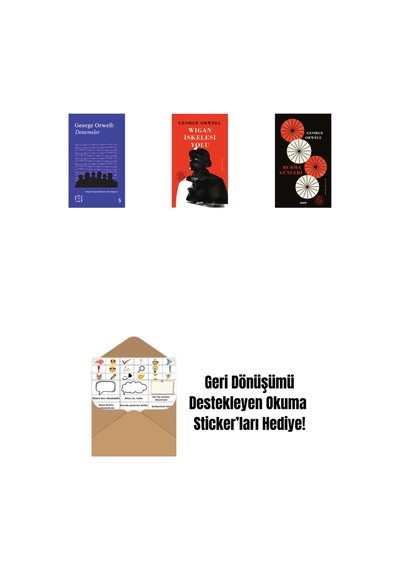 Everest Açıkhava 24 - Denemeler + Wigan İskelesi Yolu Ciltli + Burma Günleri + Okuma Sticker'ları