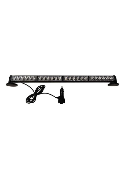 4'Lü Tepe Çakar Lamba Mıknatıslı 12-24V Sarı-Sarı 59Cm Lapa117