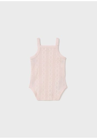 Mayoral Yenidoğan Kız Bebek Askılı Body Pembe