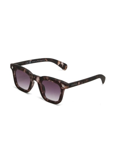 Okkia Firenze Unisex Güneş Gözlüğü Dirty Havana / Lens: Siyah Gradyan Koyu Kahverengi