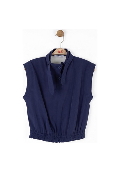 Nk Kids 38813 Kız Çocuk İndigo Forest Bluz İndigo