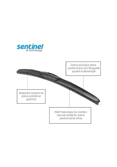 Sentinel Hibrit Renault Latitude Ön Silecek Takımı (2011-2015)
