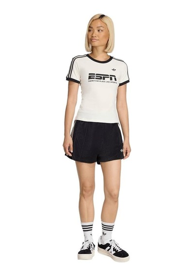 Adidas Kadın Beyaz T-shirt Cotton Tee Kd1379 Beyaz