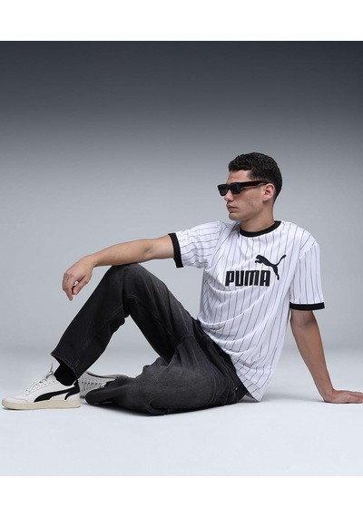 5tate Of Mınd Puma Erkek Ess Striped Jersey Forma Puma White S Açık Bordo