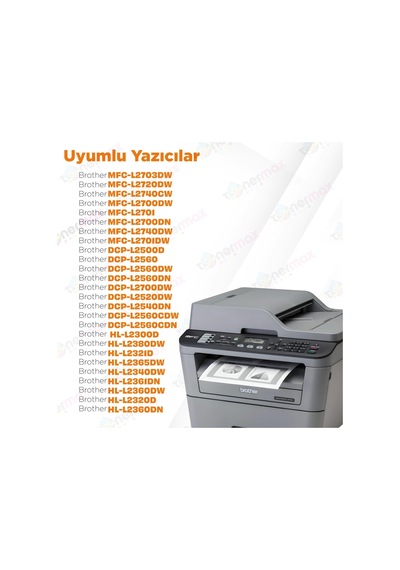 Brother Tn-2355 Uyumlu Toner 10 'lu Paket / Dcp-l2500 ...