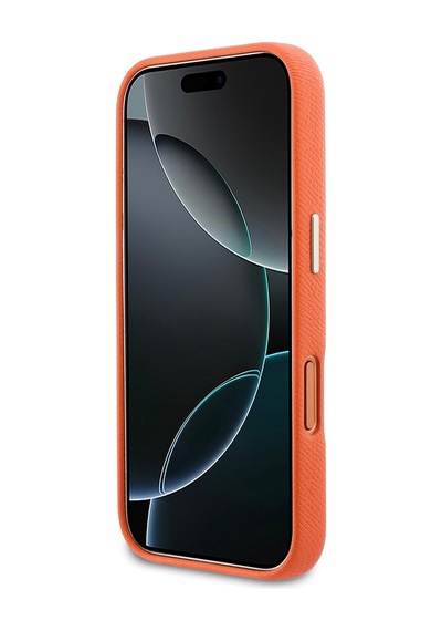 Apple Uyumlu iPhone 17 Pro Max Kılıf Guess Lisanslı 4g Büyük Metal Kamera Çerçeveli Pu Deri Resin Kapak Turuncu Apple Uyumlu iPhone 17 Pro Max Kılıf Guess Lisanslı 4g Büyük Metal Kamera Çerçeveli Pu Deri Resin Kapak Turuncu