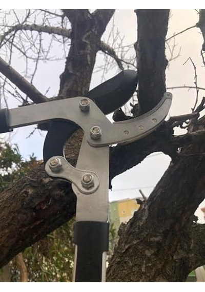 Teleskopik Dal Budama Makası, 5 Cm Kesme Bıçağı İle Bahçe Bakımı İçin