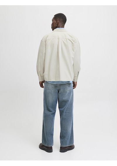 Jack & Jones Jack Jones Erkek Tek Cepli Uzun Kollu Gömlek 12279575 Bej