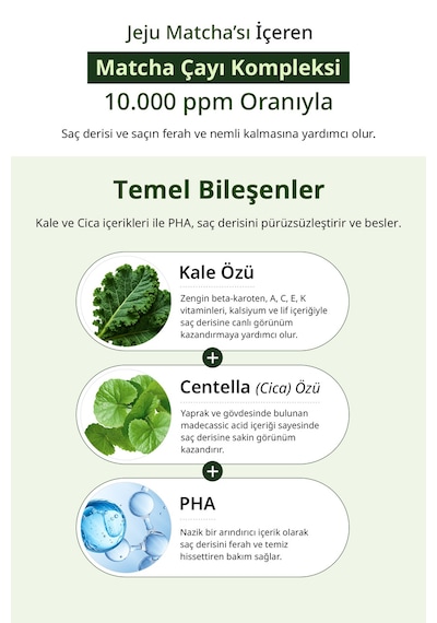 Kundal Matcha & Kale Arındırıcı Ferahlatıcı Saç Derisi Peeling 200 G