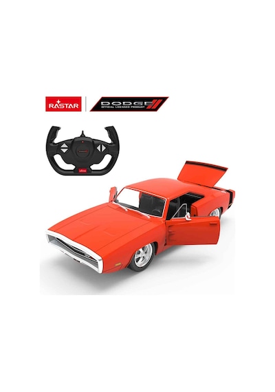 1:16 Sesli Ve Işıklı 1970 Dodge Charger R/t Uzaktan Kumandalı Araba 33 Cm Klasik Model